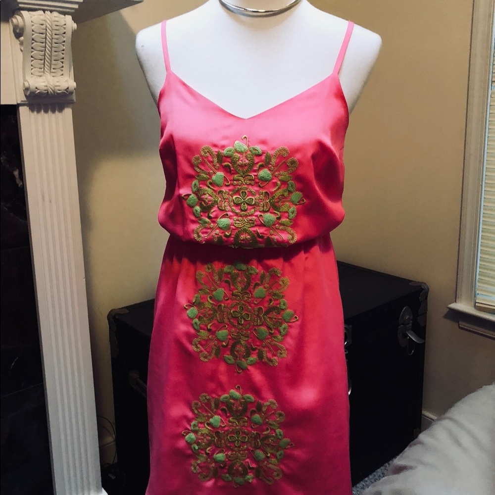 Lilly Pulitzer Silk Embellished Dress